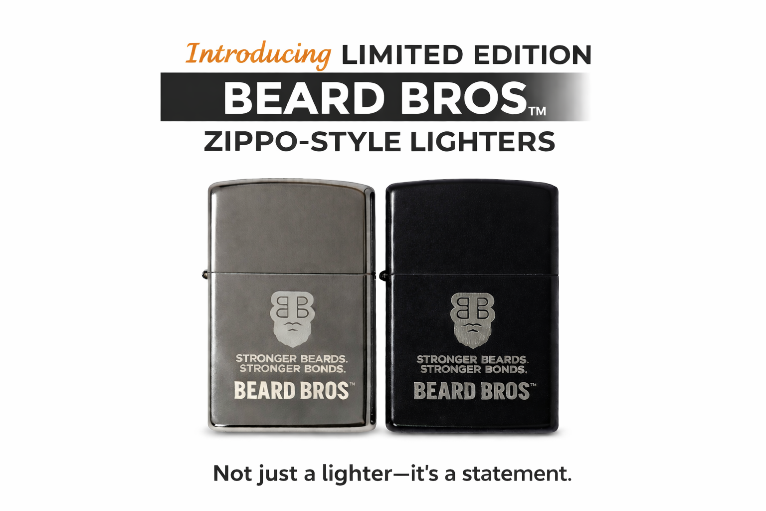 Limited Edition BEARD BROS™ Zippo-Style Lighters